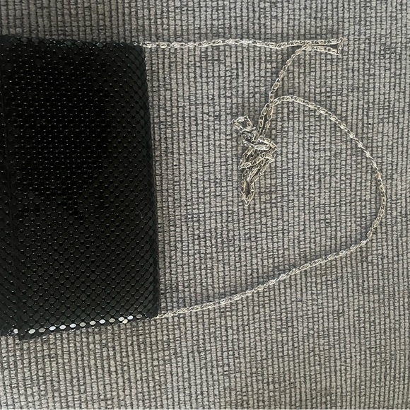 Elegant Black Authentic Jessica McClintock Evening Clutch - Picture 9 of 11